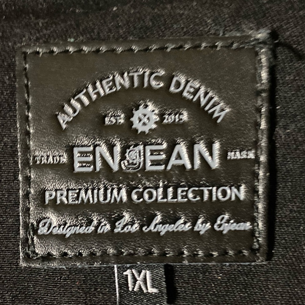 NWT Women’s ENJEAN Black Denim Jacket Size 1XL - Picture 9 of 12